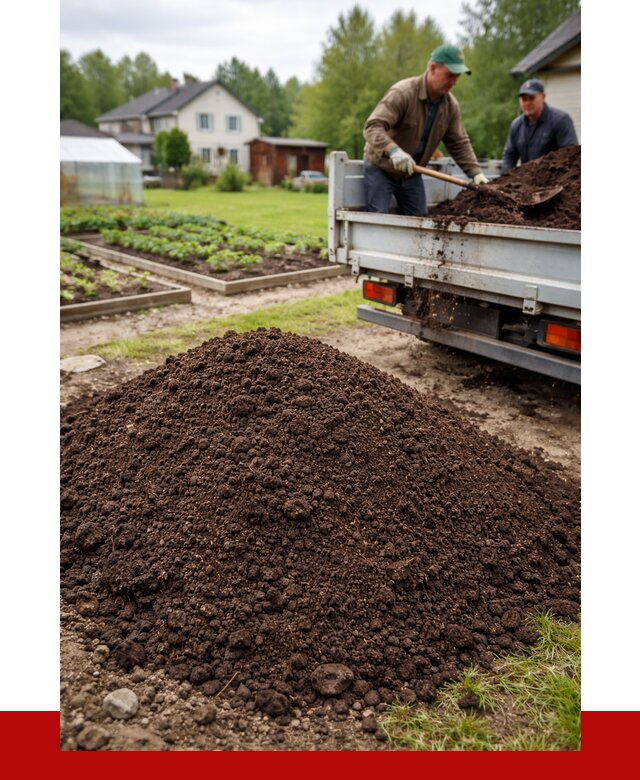 Плодородный грунт в Егорьевске с доставкой от 4253 р. | ПРОНЕРУДГрь