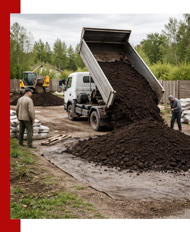 Доставка качественного почвогрунта в Егорьевске оптом и в розницу