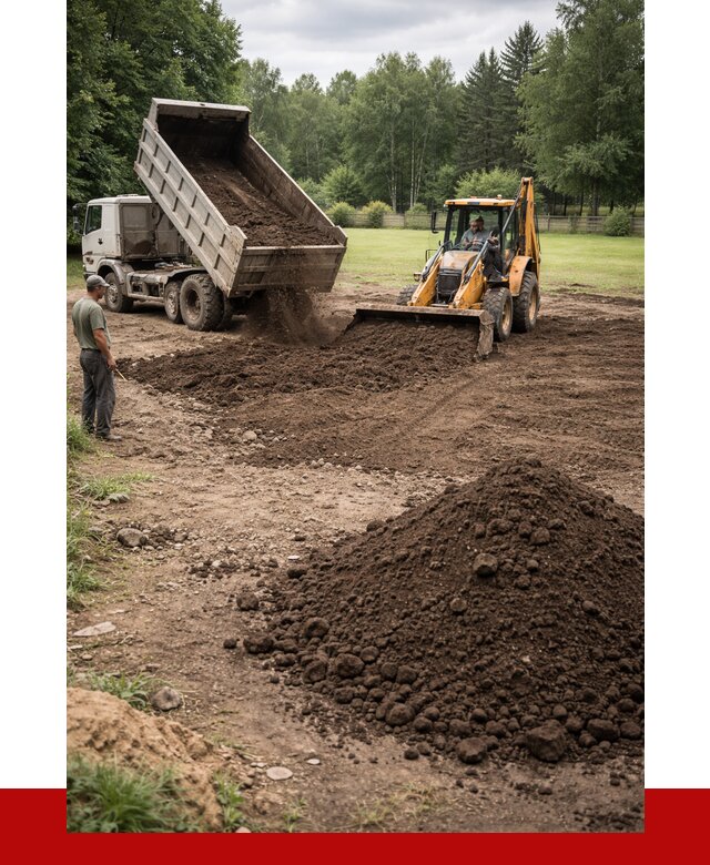 Грунт для выравнивания участка в Егорьевске от 1215 р. | ПРОНЕРУДГрь