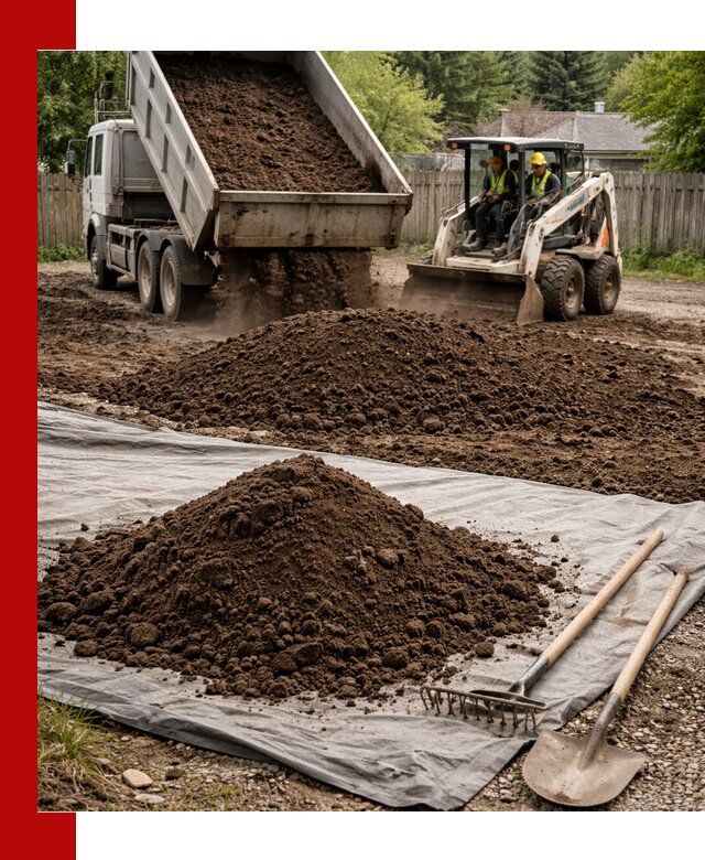 Грунт для отсыпки участка с доставкой в Егорьевске