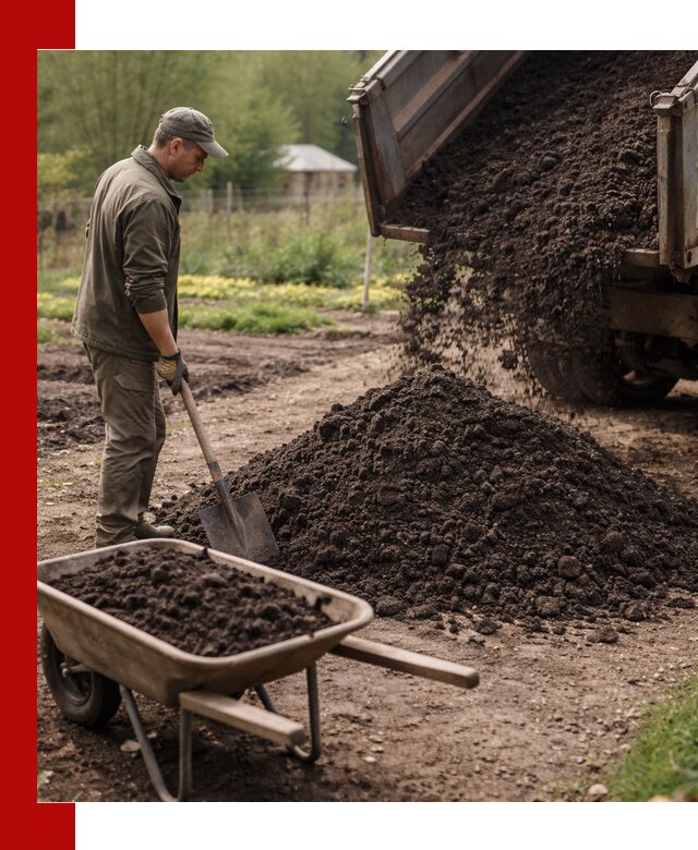 Доставка качественной земли для огорода в Егорьевске