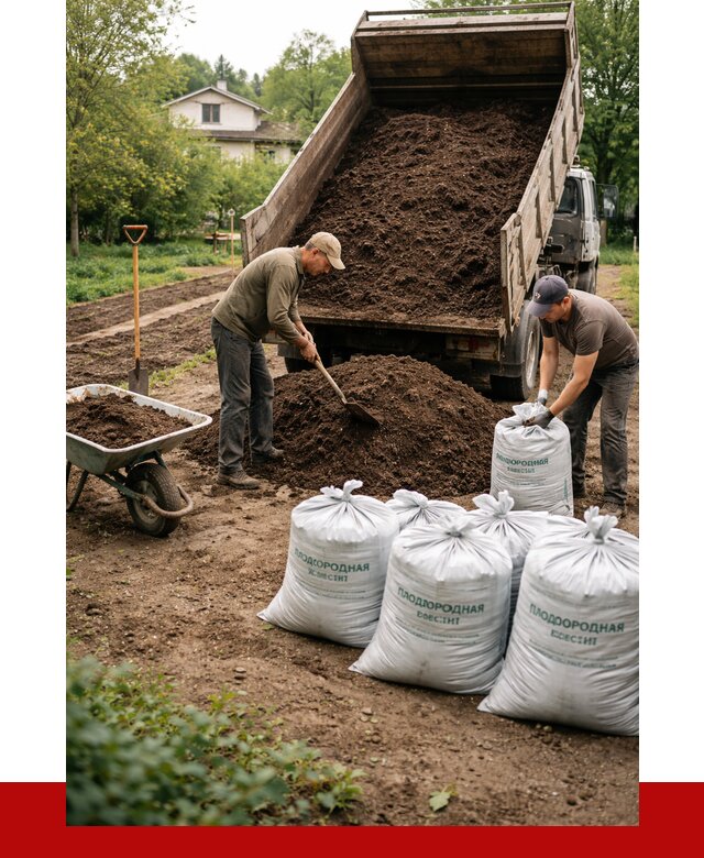 Плодородная смесь в Егорьевске от 4253 р./куб с доставкой | ПРОНЕРУДГрь