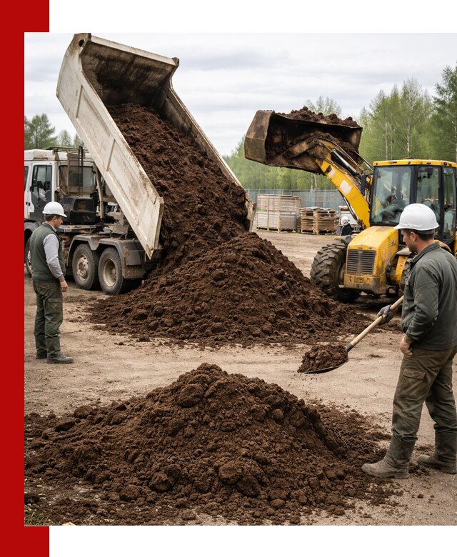 Доставка торфа оптом и в мешках в Егорьевске