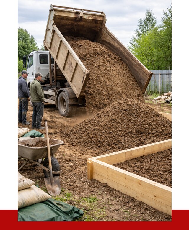 Торфо песчаная смесь в Егорьевске с доставкой от 1873 р. | ПРОНЕРУДГрь