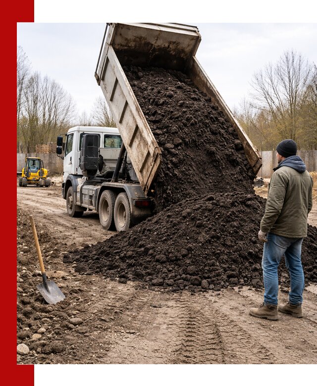 Доставка чернозема навалом в Егорьевске быстро и выгодно