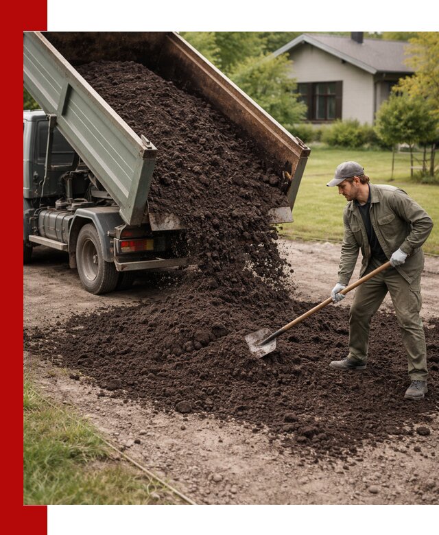 Чернозем для газона с доставкой в Егорьевске быстро и качественно