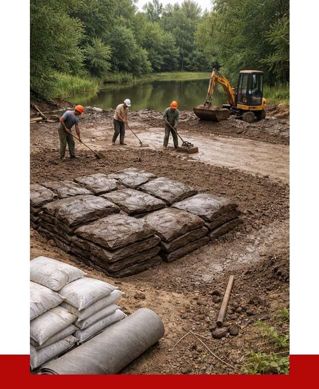 Купить глину для пруда в Егорьевске от 4557 р. с доставкой | ПРОНЕРУДГрь