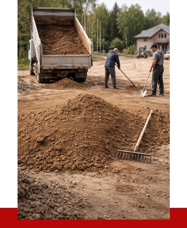 Суглинок для планировки в Егорьевске с доставкой от 4253 р. | ПРОНЕРУДГрь