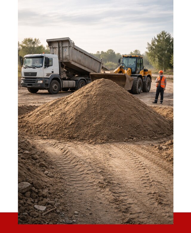 Купить песчаный грунт с доставкой в Егорьевске от 4253 р. | ПРОНЕРУДГрь