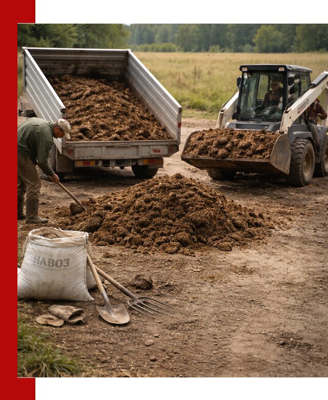 Доставка конского навоза в Егорьевске с разгрузкой и доставкой на объект