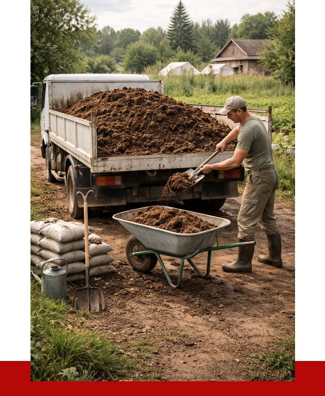 Купить коровий навоз с доставкой в Егорьевске от 1823 р. | ПРОНЕРУДГрь