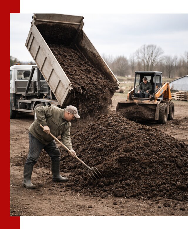Доставка и продажа перегноя в Егорьевске быстро и дешево