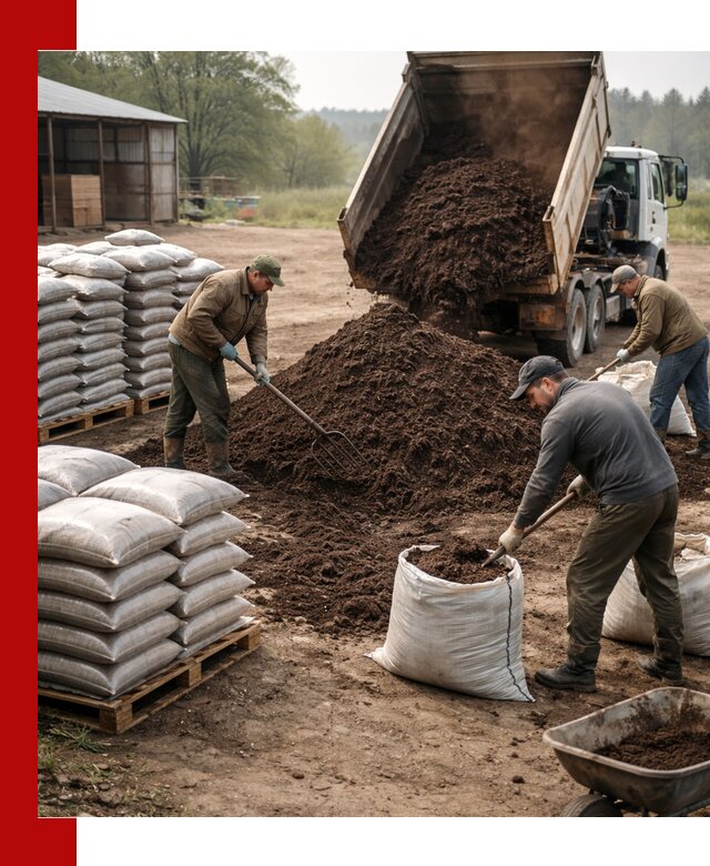 Доставка компоста оптом и в розницу в Егорьевске