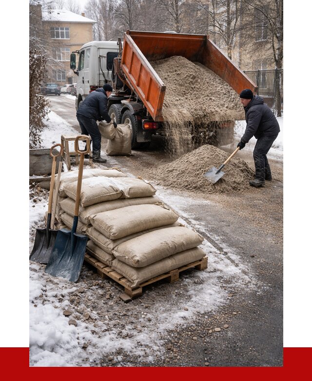 Противогололедные материалы оптом в Егорьевске от 4253 р. | ПРОНЕРУДГрь