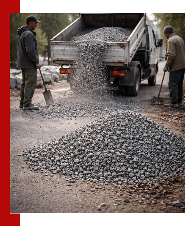 Гранитная крошка для посыпки дорог и тротуаров в Егорьевске