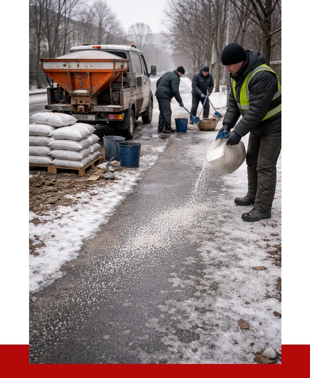 Реагент против гололеда в Егорьевске с доставкой от 4557 р. | ПРОНЕРУДГрь