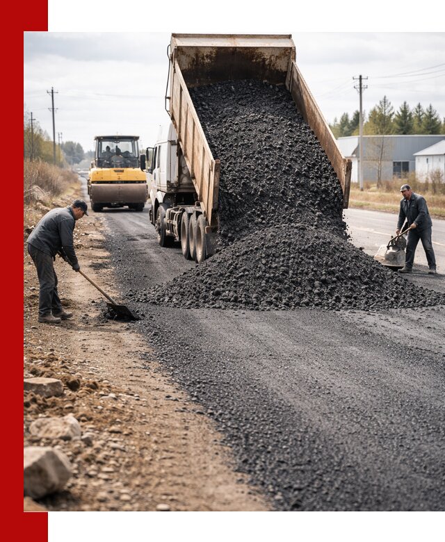 Асфальтовая крошка для дорог в Егорьевске — поставка и доставка