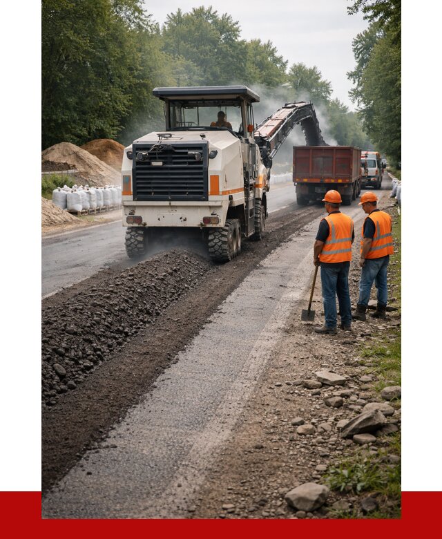 Фрезерованный асфальт в Егорьевске от 2228 р./куб. | ПРОНЕРУДГрь