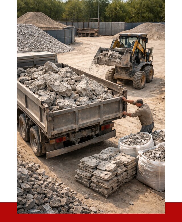 Купить бой бетона с доставкой в Егорьевске от 4860 р. | ПРОНЕРУДГрь