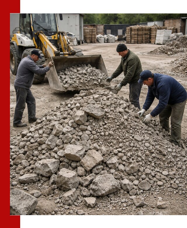 Демонтаж и вывоз бой бетона в Егорьевске