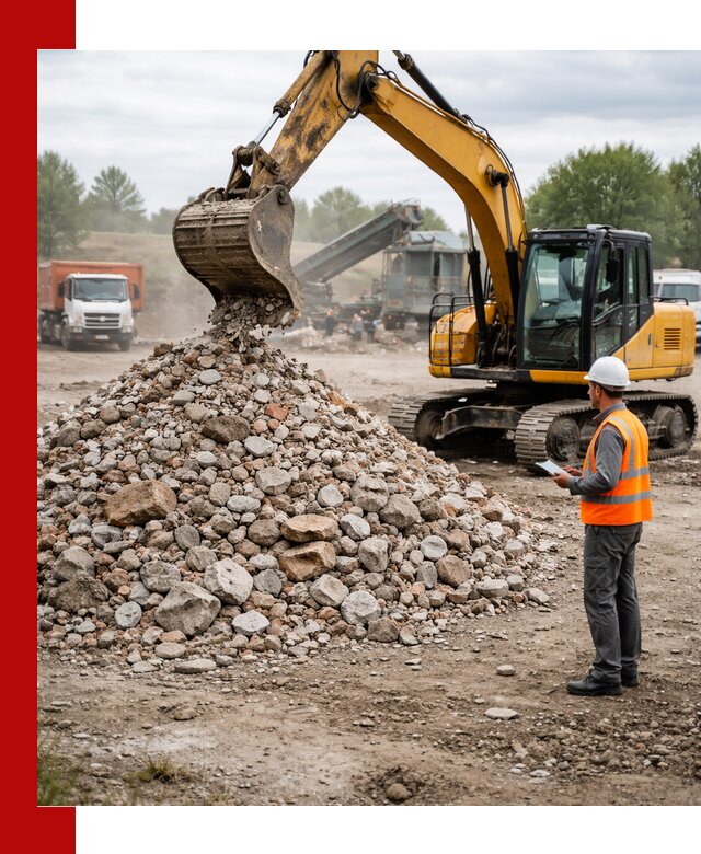 Доставка и вывоз строительного боя в Егорьевске