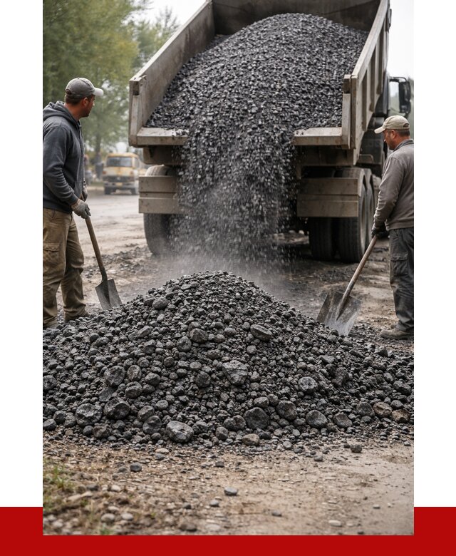 Дробленый асфальт в Егорьевске от 2835 р. с доставкой | ПРОНЕРУДГрь