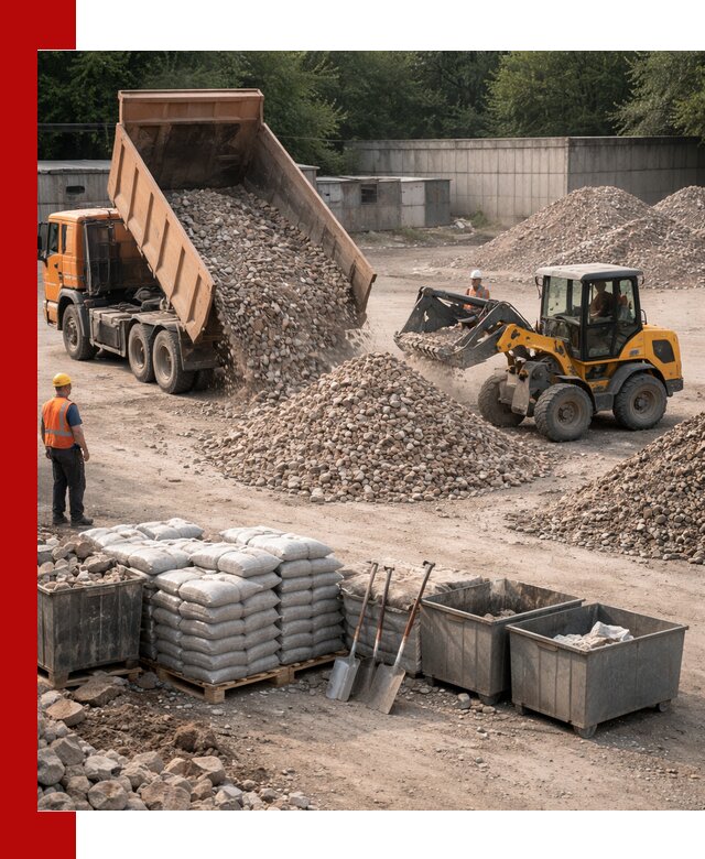 Вторичные материалы для отсыпки в Егорьевске — поставка и доставка