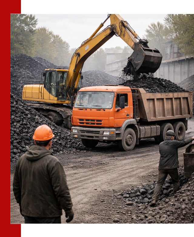 Доставка угля автотранспортом в Егорьевске быстро и выгодно