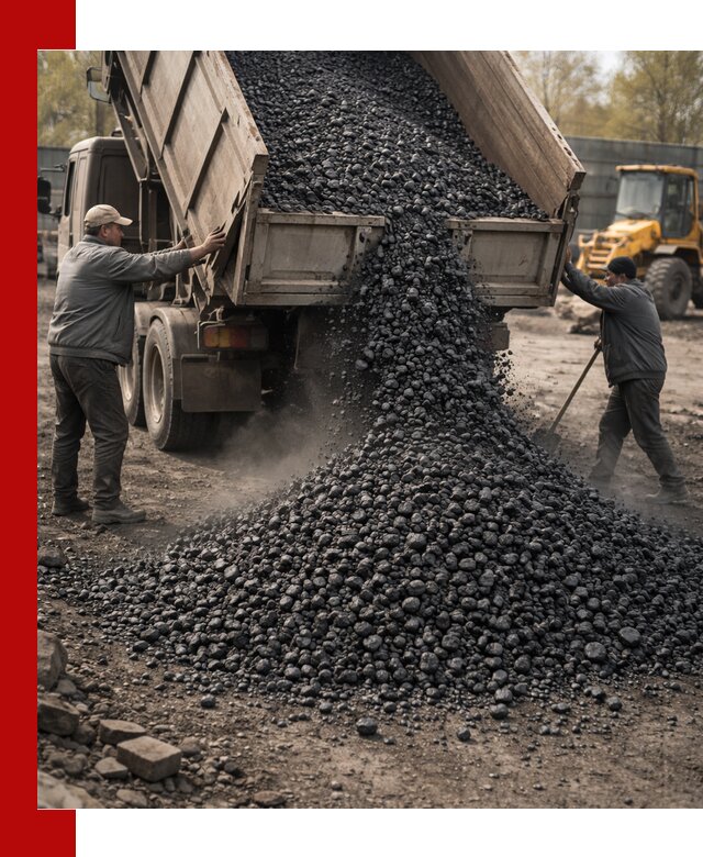 Доставка угля семечка самосвалами в Егорьевске