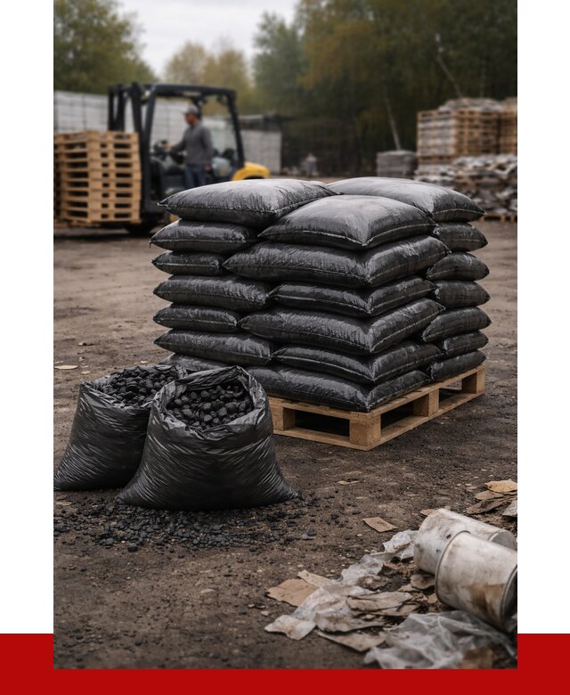 Купить уголь в мешках с доставкой в Егорьевске от 7595 р. | ПРОНЕРУДГрь