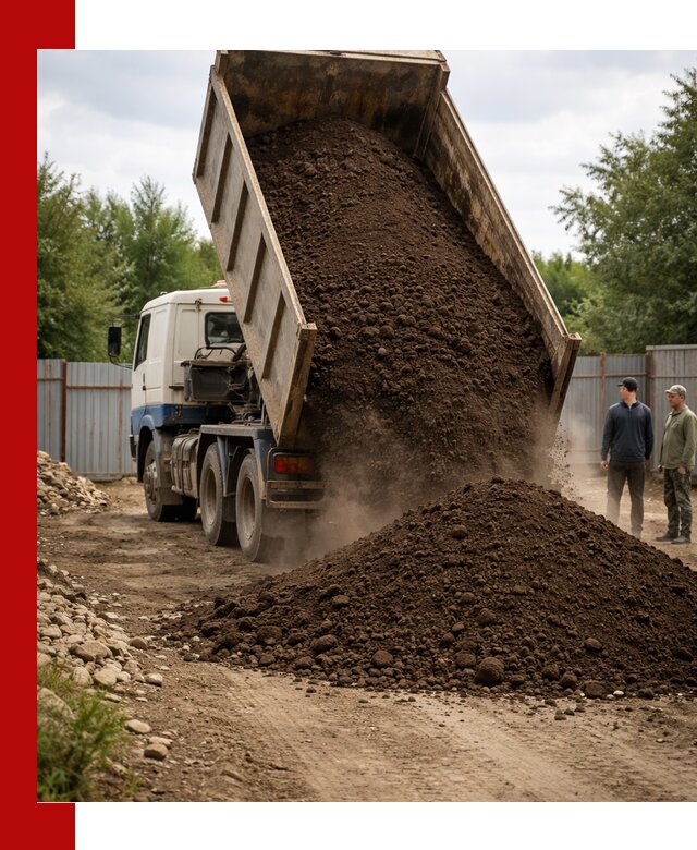 Доставка самосвалом 10 кубов в Егорьевске быстро и надёжно