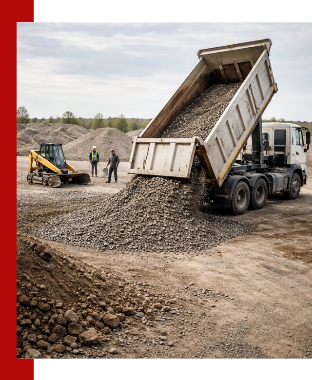 Доставка самосвалом 25 м³ в Егорьевске быстро и надежно