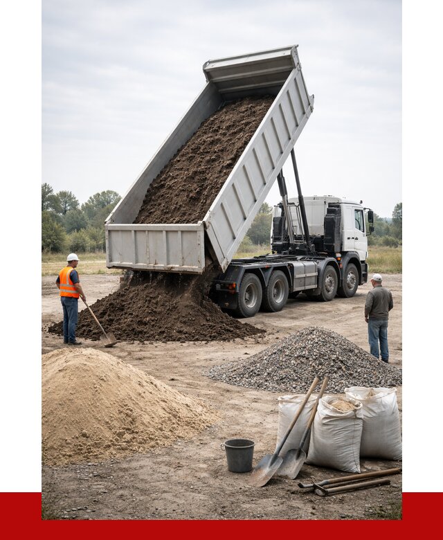 Доставка самосвалом 30 кубов в Егорьевске от 8607 р. | ПРОНЕРУДГрь