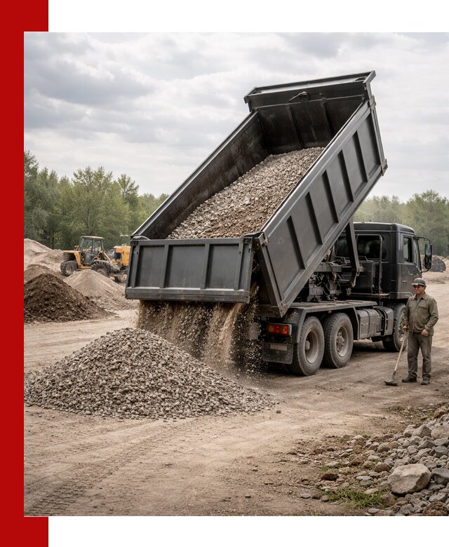 Доставка самосвалом 30 м3 по выгодным ценам в Егорьевске