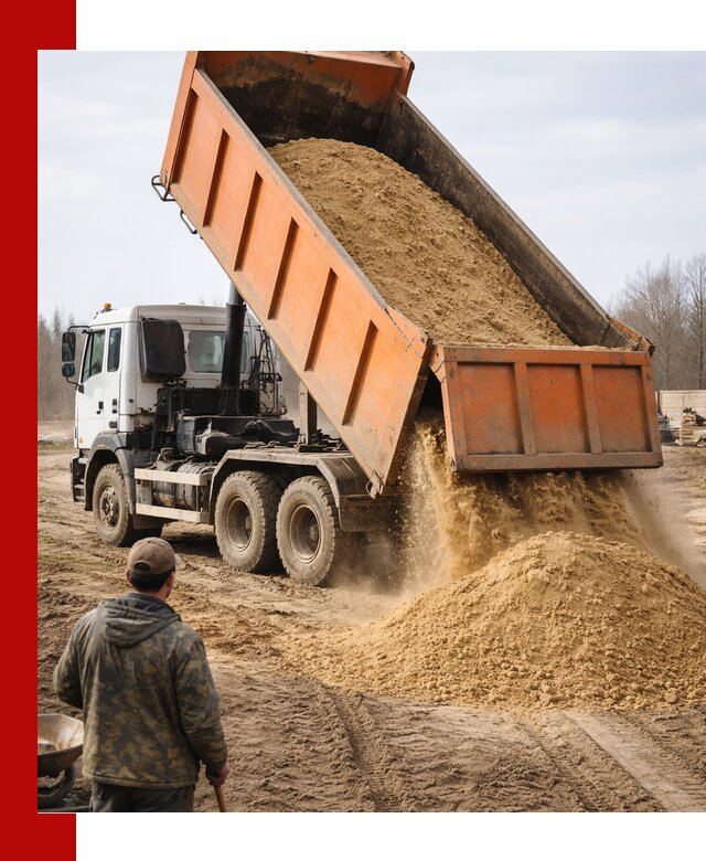 Аренда самосвала 20 тонн для перевозки грузов в Егорьевске