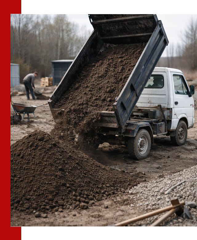 Аренда минисамосвала в Егорьевске для доставки сыпучих материалов