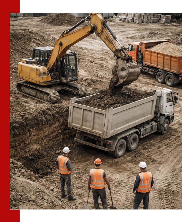 Разработка грунта для строительства и благоустройства в Егорьевске