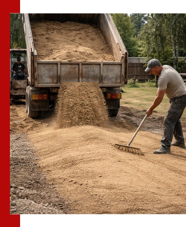 Отсыпка участка песком в Егорьевске быстро и качественно