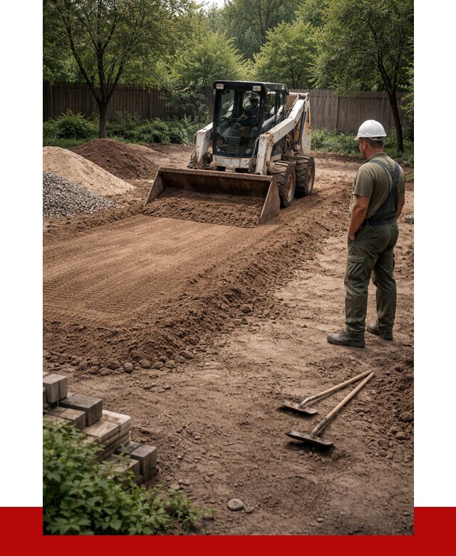 Выравнивание участка под ключ в Егорьевске от 3544 р. | ПРОНЕРУДГрь